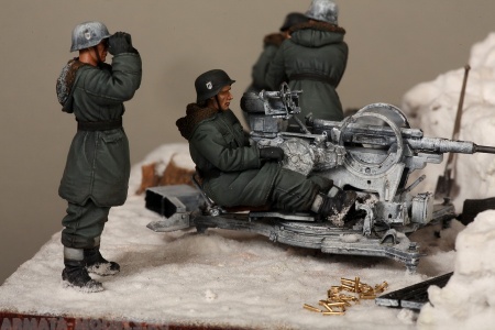 SOGA-8 WSS crew for 2 cm Flak 38. SOGA Miniatures