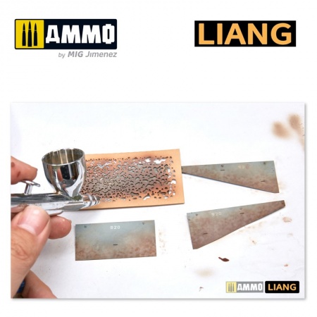 LIANG-0001 Набор трафаретов Weathering Airbursh Stencils