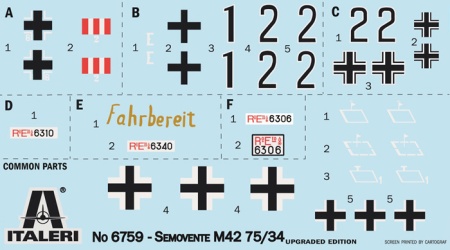 6759ИТ SEMOVENTE M42 da 75/34, обновленная версия 