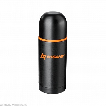 Термос 023 500ML черный (дополн.пласт.чашка) (NA.TM-023) Nisus