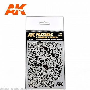 AK9080 трафарет Flexible Airbrush Stencil AK9080 трафарет Flexible Airbrush Stencil