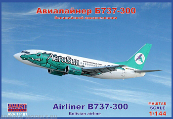 AVA14101 Пассажирский авиалайнер Boing 737-300 AeroSur