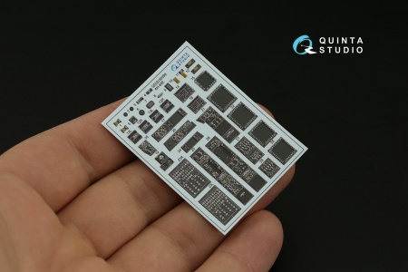 QD35099 3D Декаль интерьера кабины AH-64E (Takom)