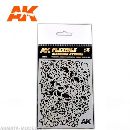 AK9080 трафарет Flexible Airbrush Stencil