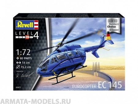 03877RE Транспортный вертолёт Eurocopter EC 145Builder's Choi Revell