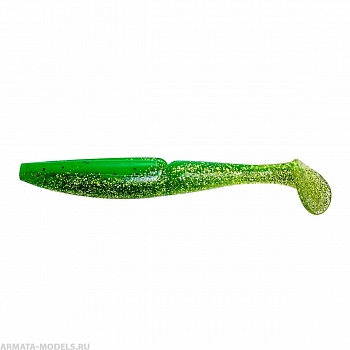 Виброхвост Guru 4,0"/10,16 см Green Peas 7шт. (HS-30-051) Helios