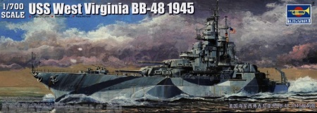 05772P USS West Virginia BB-48 1945 Trumpeter