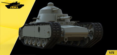 AM72493 Советский средний танк Гротте ТГ-1 Arma Models