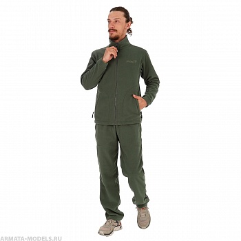 Костюм флисовый HUNTER, цв.хаки р.52-54/182-188 Helios