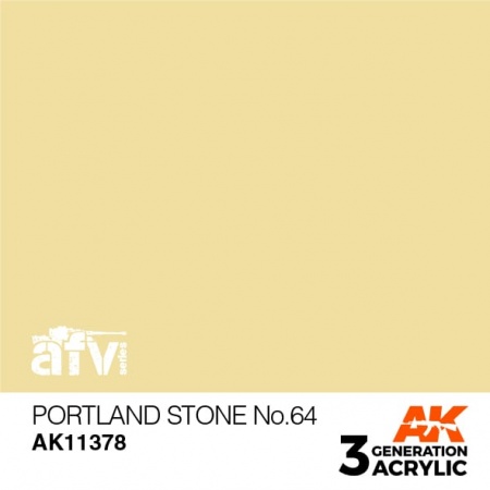 AK11378 Краска акриловая 3Gen Portland Stone No.64