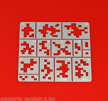 3830J Трафарет Цифровой камуфляж, крупный 3830J Трафарет Цифровой камуфляж, крупный