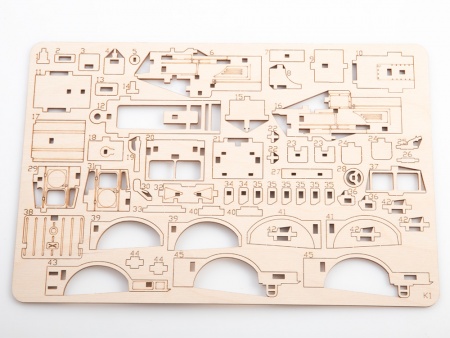 12201BAUMI Сборная модель Трактор К-700 Baumi