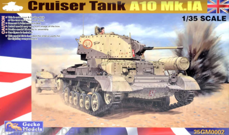 35GM0002 Танк Cruiser Tank Mk. IIA, A10 Mk.IA GECKO MODELS