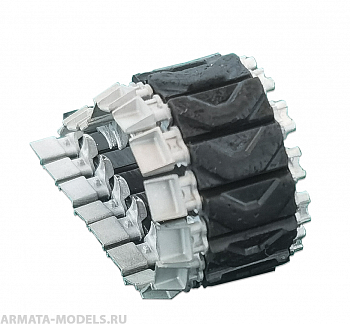 MTL-35322/311 Траки для  для  М4А3 (76) ШЕРМАН, тип T48 с изношенными резиновыми подушками и уширителями 