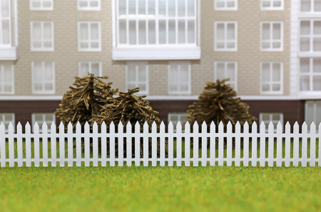 009zp002 Забор штакетник h=15мм/ длина 300мм