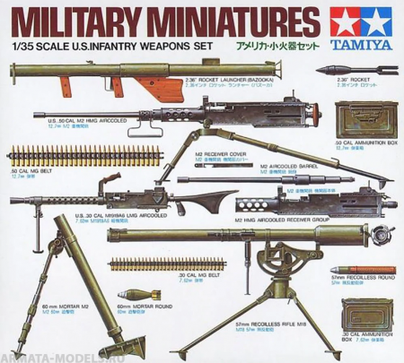 35121T Набор вооружения американских солдат