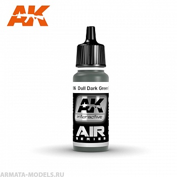 AK2106 Акриловая краска Dull Dark Green (FS 34092) 17 ml AK2106 Акриловая краска Dull Dark Green (FS 34092) 17 ml