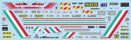 3939ИТ Грузовик IVECO TURBOSTAR 190.42 CANVAS TRUCK Italeri