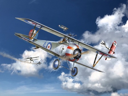 03885 Французский истребитель Nieuport 17 Revell