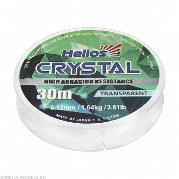 Леска CRYSTAL Nylon Transparent 0,12mm/30 (HS-CT 0,12/30) Helios