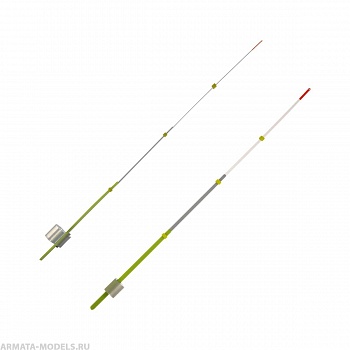 Кивок комбинированный трёхсоставной NOD S-LS18 (140 мм, жёсткость 0,25) (S-LS182514) Helios( цена указана за упаковку, в количестве 10шт.)