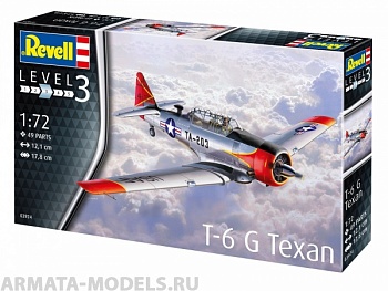 03924 Американский легкий учебный самолет T-6 G Texan