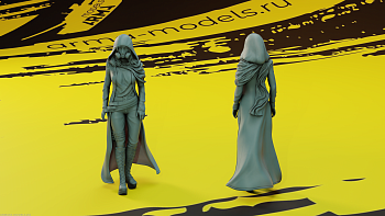 AM35174 Фигура девушка сталкер