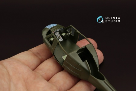 QD72046 3D Декаль интерьера кабины Uh-1B (Italeri)