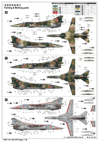 5803P Mig-27M Flogger J 17 Trumpeter