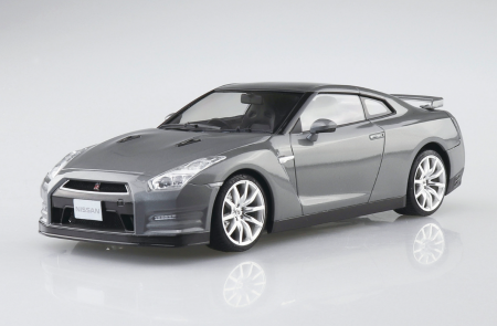 06244 Nissan GT-R R35 '14 Dark Metal Gray Aoshima