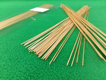 5132 рейки 1,5х1,5 мм - длина 300 мм - сосна - 30 шт