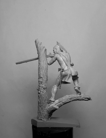 CHM-54314. Ирокез (№4), 1750-60 гг. Материал - смола. Chronos Miniatures