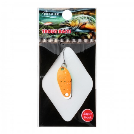 Микро приманка Beetle S 2гр цв. 214 Оранжевый PREMIER( цена указана за упаковку, в количестве 5шт.)