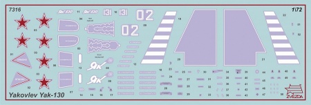 7316 Российский пилотажный самолет Як-130 Звезда