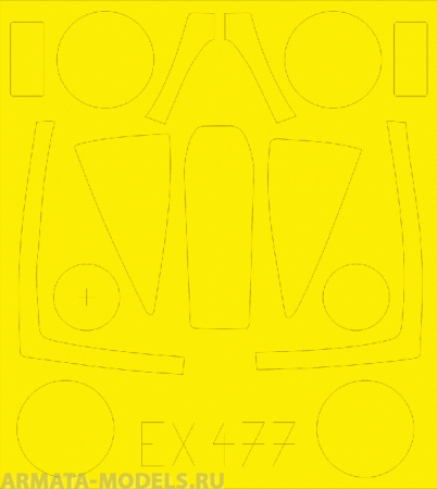 EX477ED  Окрасочная маска  A-10C 1/48