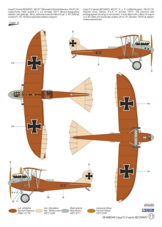 SH48044 Lloyd C.V serie 82 Special Hobby