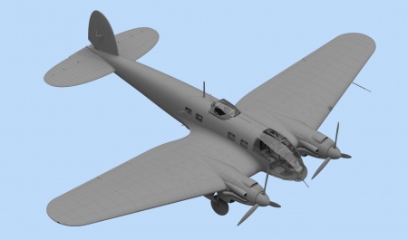 48261 Германский бомбардировщик He-111 H-3 ICM