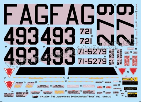 SH32066 T-33 Japanese and South American T-Birds Special Hobby