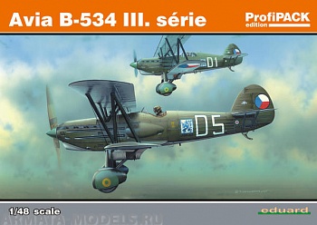 8191 Самолет Avia B.534 (Eduard) 1/48
