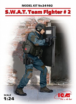 24102 Фигура, Боец группы S.W.A.T. №2 24102 Фигура, Боец группы S.W.A.T. №2