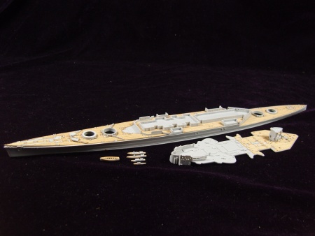 AW20022 Деревянная палуба для HMS HOOD 1931