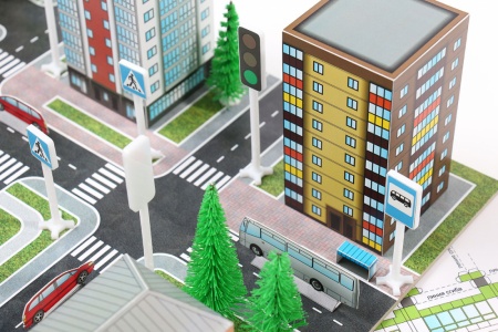 100-pdd-001 Макет ПДД. Набор №1.