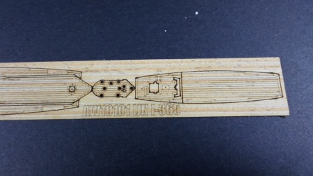 AW10101 Деревянная палуба для IJN Submarine I-365