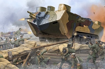 83858HB French Saint-Chamond Heavy Tank - Early
