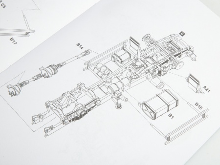 1446AVD Сборная модель КАМАЗ-6520 самосвал AVD Models
