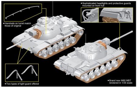 3553 Американский танк M60 PATTON (Паттон) Dragon