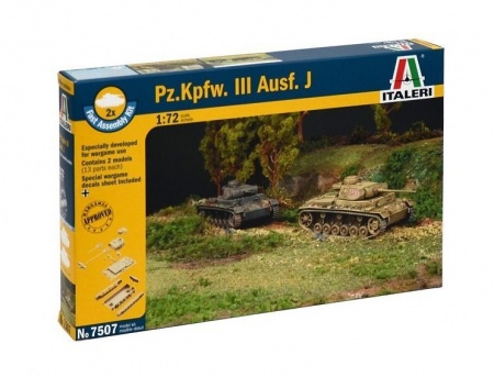 7507ИТ Танк Pz..Kpfw. III  Ausf.J Italeri