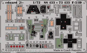 73433ED  F-51D S.A. for Italery 1/72