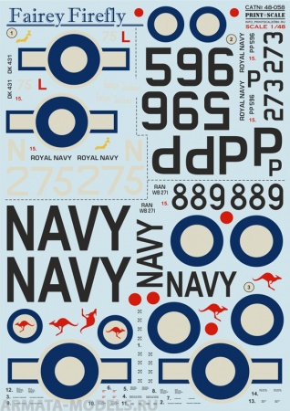 PS48-058 Декаль  Fairy Firefly