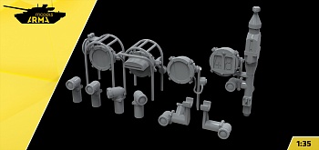 AM3573Z-N Набор ультрадетализации Neo на Основной боевой танк Т-90 обр. 2022, СВО